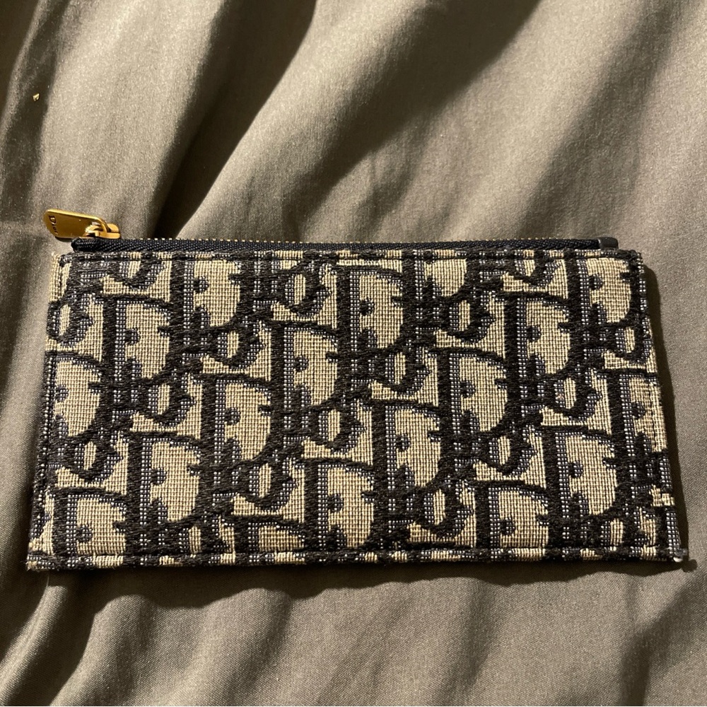 Dior Monogram Canvas Pouch - Picture 1 of 4